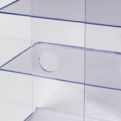 Clear Case With Sliding Doors - Brightroom™: Plastic Bath Caddy, Shower Organizer, Over The Door, 12"x6"x12" 2 Clear Case With Sliding Doors - Brightroom™: Plastic Bath Caddy, Shower Organizer, Over The Door, 12"x6"x12" - Image 2