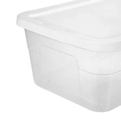 16qt Clear Storage Box With Lid White - Brightroom™ -Storage Furniture Shop GUEST 03af419e 03d9 43c3 b868 51096a7fbcac