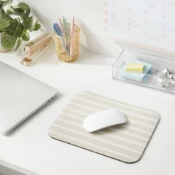 Mouse Pad Beige Stripe - Brightroom™