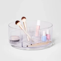 Bathroom Plastic Spinning Turntable Beauty Organizer Clear - Brightroom™ -Storage Furniture Shop GUEST 0b62140e f0fc 446c 96e1 4a703b797bef