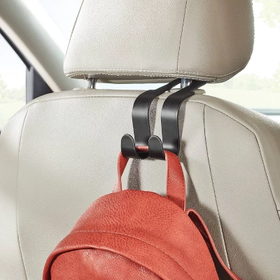 2pk Car Hooks Black - Brightroom™: Universal Steel Storage For Bags & Purses, Matte Black, No Assembly Required 1 2pk Car Hooks Black - Brightroom™: Universal Steel Storage For Bags & Purses, Matte Black, No Assembly Required