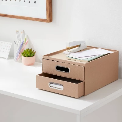 Canvas Drawers Light Brown - Brightroom™: Desk & Office Organization, Polyester Canvas, , 6"x13"x9.875" 1 Canvas Drawers Light Brown - Brightroom™: Desk & Office Organization, Polyester Canvas, , 6"x13"x9.875"
