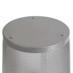 Mesh Waste Basket Silver - Brightroom™: Steel Wire Mesh, Office Trash Can, Nonslip Base, Fingerprint-Resistant -Storage Furniture Shop GUEST 13906a09 35e7 48bc 8c51 b7ee31d52d51