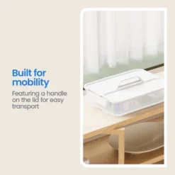 Click In Place Large Lid With Handle For Plastic Storage Bins For Home And Office Organization White - Brightroom™ 14 Click In Place Large Lid With Handle For Plastic Storage Bins For Home And Office Organization White - Brightroom™ -Storage Furniture Shop GUEST 18c59a94 1a10 4d8e 9723 d6887b704f77