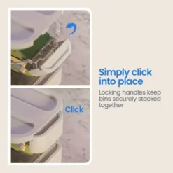 Click In Place 3qt Clear Shallow Slim Plastic Storage Bin With White Latch For Home And Office Organization - Brightroom™ -Storage Furniture Shop GUEST 18ff9dd5 5749 4f34 8ce1 07f7926a40a2