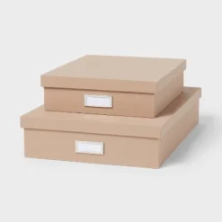 Canvas Storage Bin Set Light Brown - Brightroom™: Desk & Office Organizers, Polyester Canvas, , 2-Pack 5 Canvas Storage Bin Set Light Brown - Brightroom™: Desk & Office Organizers, Polyester Canvas, , 2-Pack -Storage Furniture Shop GUEST 19a9bb45 aebd 40f3 a732 4883fdc2def0