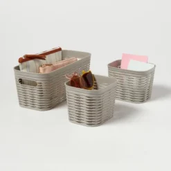 3pk Wave Assorted Decorative Basket 5L Narrow 2c Brightroom™ -Storage Furniture Shop GUEST 19f5c392 84ec 47c4 a9e5 3d2af8522a18