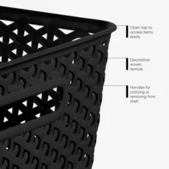Y-Weave Medium Decorative Storage Basket - Brightroom™ -Storage Furniture Shop GUEST 1c26900c e655 454a aa03 e289737fbaa7