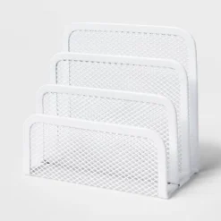 Mesh Letter Sorter White - Brightroom™: Steel File & Letter Organizer, Holder, Tray, No Assembly Required -Storage Furniture Shop GUEST 1e3989e6 bc2f 42cc 84cd 82fcc3d28ac1