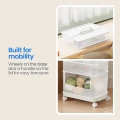 7pc Click In Place Rolling Storage Cart Kit Plastic Storage Home And Office Organization - Brightroom™​ -Storage Furniture Shop GUEST 221ae4b7 deb7 46d1 9260 bd2bab84ee31