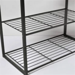 3 Tier Shoe Rack Black Metal With Natural Wood - Brightroom™ 12 3 Tier Shoe Rack Black Metal With Natural Wood - Brightroom™ -Storage Furniture Shop GUEST 240132f8 8257 4467 82bd 34848919c42b