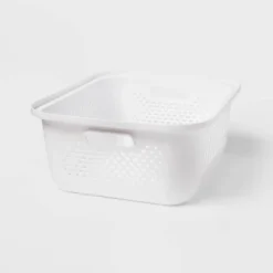 Small Decorative Plastic Bin With Cutout Handles - Brightroom™ 7 Small Decorative Plastic Bin With Cutout Handles - Brightroom™ -Storage Furniture Shop GUEST 25349fc3 e5d1 4806 9009 d681eb4d20d2
