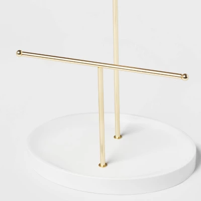 Two Bar Jewelry Organizer Brass - Brightroom™ 2 Two Bar Jewelry Organizer Brass - Brightroom™ - Image 2