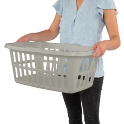 1.5bu Laundry Basket Gray - Brightroom™ -Storage Furniture Shop GUEST 2cd1c6f5 0c55 4128 b5ae 3dedca94f33d
