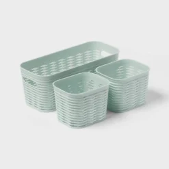 3pk Wave Assorted Decorative Basket 5L Narrow 2c Brightroom™ -Storage Furniture Shop GUEST 35454230 d614 4767 8785 2efa57cdf539