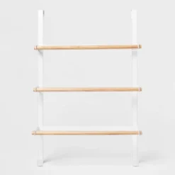 Over The Door Tiered Towel Rack With Wood - Brightroom™ -Storage Furniture Shop GUEST 360e721d 0eda 4a89 b7b6 be3d7c49e378