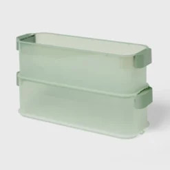 Click In Place 4.5qt Slim Plastic Storage Bin For Home And Office Organization - Brightroom™ 5 Click In Place 4.5qt Slim Plastic Storage Bin For Home And Office Organization - Brightroom™ -Storage Furniture Shop GUEST 36213e24 6835 479b 88a4 5a7f17ad7626