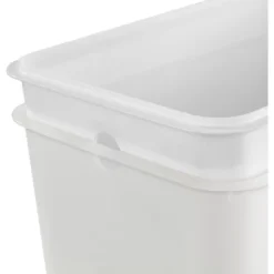 2.7gal Step Trash Can Clear - Brightroom™: Small Pedal-Operated Lid, Bathroom Garbage, Indoor Rectangle, Textured Plastic 8 2.7gal Step Trash Can Clear - Brightroom™: Small Pedal-Operated Lid, Bathroom Garbage, Indoor Rectangle, Textured Plastic -Storage Furniture Shop GUEST 3c6a73c6 8074 4068 a9d3 115373f99888