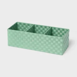 Woven Plastic 3 Compartment Bin - Brightroom™ 8 Woven Plastic 3 Compartment Bin - Brightroom™ -Storage Furniture Shop GUEST 4aca07cf 4980 48bd 9de1 826f2af02ee3