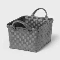 Woven Plastic Basket Small - Brightroom™ -Storage Furniture Shop GUEST 4b812fc8 8c68 4383 9d13 2275d7e7c362