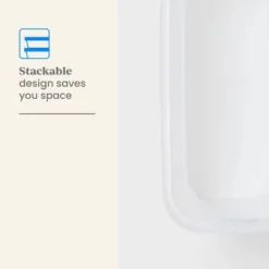 2pk Slim Open Storage Bins Clear - Brightroom™: Stackable Plastic Utility Tubs, 7.1 Volume, Nesting, Spot Clean -Storage Furniture Shop GUEST 4fb50fb6 646f 48e9 bc1e 342d7c88b90d