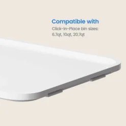 Click In Place Large Lid For Plastic Storage Bins For Home And Office Organization White - Brightroom™ 11 Click In Place Large Lid For Plastic Storage Bins For Home And Office Organization White - Brightroom™ -Storage Furniture Shop GUEST 519dba91 3966 4056 922d 3ce9208e44e8