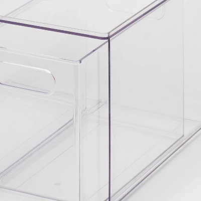 All Purpose 2 Drawer Storage Clear - Brightroom™ 2 All Purpose 2 Drawer Storage Clear - Brightroom™ - Image 2