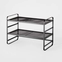 2 Tier Shoe Rack Metal Mesh - Brightroom™ 6 2 Tier Shoe Rack Metal Mesh - Brightroom™ -Storage Furniture Shop GUEST 526c6366 f577 4843 a484 8fd156aad026