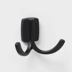Modern Octopus Hook Matte Black - Brightroom™: Cast Aluminum Towel Hook, Powder-Coated, 20lb Capacity -Storage Furniture Shop GUEST 5d7d2c23 a7e6 4749 b211 1eb42a81a588