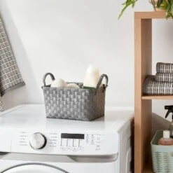 Woven Plastic Basket Small - Brightroom™