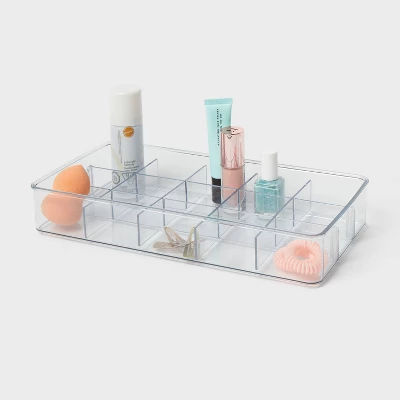 12"x6"x2" Tray Organizer Clear - Brightroom™ 3 12"x6"x2" Tray Organizer Clear - Brightroom™ - Image 3