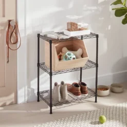 3 Tier Wire Shelving - Brightroom™ -Storage Furniture Shop GUEST 6388f2d1 7842 413d 9d29 1330129db04f