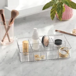 9"x6"x2" Tray Organizer Clear - Brightroom™