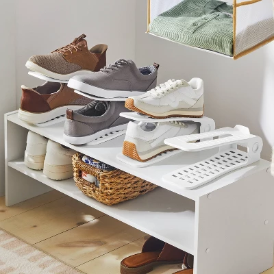 Shoe Space-Saving Slot Organizers 6pk - Brightroom™ 1 Shoe Space-Saving Slot Organizers 6pk - Brightroom™