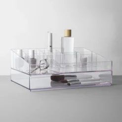 Bathroom Plastic Extra Large Cosmetic Organizer Clear - Brightroom™ -Storage Furniture Shop GUEST 7699a630 77d0 4c15 991b 3a57e72f815a