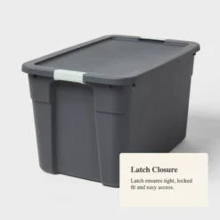 34gal Latching Tote - Brightroom™ 5 34gal Latching Tote - Brightroom™ -Storage Furniture Shop GUEST 7f746218 dd24 4d46 bdc1 c41ab6390e28