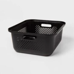 Small Decorative Plastic Bin With Cutout Handles - Brightroom™ 6 Small Decorative Plastic Bin With Cutout Handles - Brightroom™ -Storage Furniture Shop GUEST 80fa406d f164 4001 b0c0 406b1bce2bd5