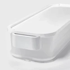 Click In Place Slim Lid For Plastic Storage Bins For Home And Office Organization White - Brightroom™ -Storage Furniture Shop GUEST 89178710 2df6 4e2f b5cc c0d990711162
