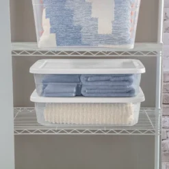 28qt Clear Under Bed Storage Box White - Brightroom™ -Storage Furniture Shop GUEST 8a3a15e3 0651 4280 bec2 c70d55a9cbef