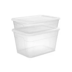 28qt Clear Under Bed Storage Box White - Brightroom™ -Storage Furniture Shop GUEST 8a528b8a 6d09 4efe 8297 917a6128e835