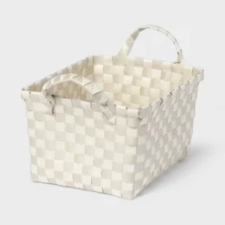 Woven Plastic Basket Small - Brightroom™ -Storage Furniture Shop GUEST 8b79e323 6cc6 434d a26f a72f7c2879fd