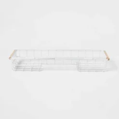 Metal Bathtub Caddy With Wood Handles - Brightroom™ -Storage Furniture Shop GUEST 8b7d1f18 795b 473e 8582 e34dabeea8d2