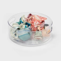 All Purpose Turntable Storage Clear - Brightroom™: PETG Utility Bin, 12"x12", 486 Volume, Spot Clean -Storage Furniture Shop GUEST 973cb463 792b 446a bd07 5de3e132b4e8