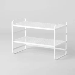 2 Tier Shoe Rack Metal Mesh - Brightroom™ 7 2 Tier Shoe Rack Metal Mesh - Brightroom™ -Storage Furniture Shop GUEST 97469fbe 60a1 4d79 b7f6 0432247cf2d3