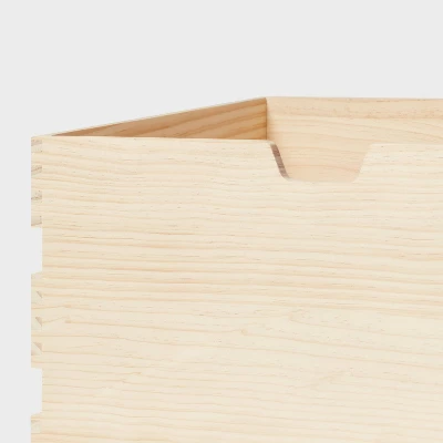 Medium Wood Bin - Brightroom™ 2 Medium Wood Bin - Brightroom™ - Image 2