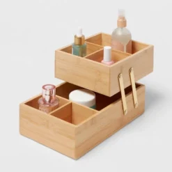 10" X 6" X 5" Hinged Bamboo Countertop Organizer - Brightroom™ -Storage Furniture Shop GUEST 9a00d1bf af05 4d94 820a 9a23cfe2b211