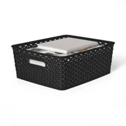 Y-Weave Medium Decorative Storage Basket - Brightroom™ -Storage Furniture Shop GUEST 9b86e551 fb44 4c61 a809 ebfad1092f68