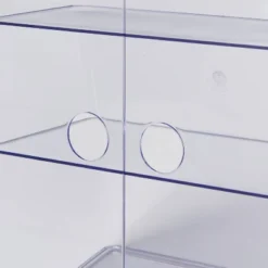 Clear Storage Case With Hinged Doors - Brightroom™: Plastic Bathroom Caddy, Shower & Bath Organizer, 12" X 9" X 6" -Storage Furniture Shop GUEST 9dd028fe 89cf 4eba a33f 75805b11e138