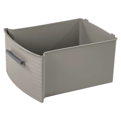 3 Drawer Medium Tower Dark Gray - Brightroom™: Plastic Storage Drawers, Portable Universal Storage, No Assembly Required 5 3 Drawer Medium Tower Dark Gray - Brightroom™: Plastic Storage Drawers, Portable Universal Storage, No Assembly Required - Image 5