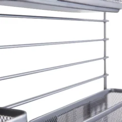 Mesh Additional Wall Organization Tools Silver - Brightroom™: Steel Desk & File Organizer For Office Supplies -Storage Furniture Shop GUEST a636218a 3859 496e ade0 a042f15f8a5a